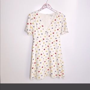 Madewell orchard cream confetti dress